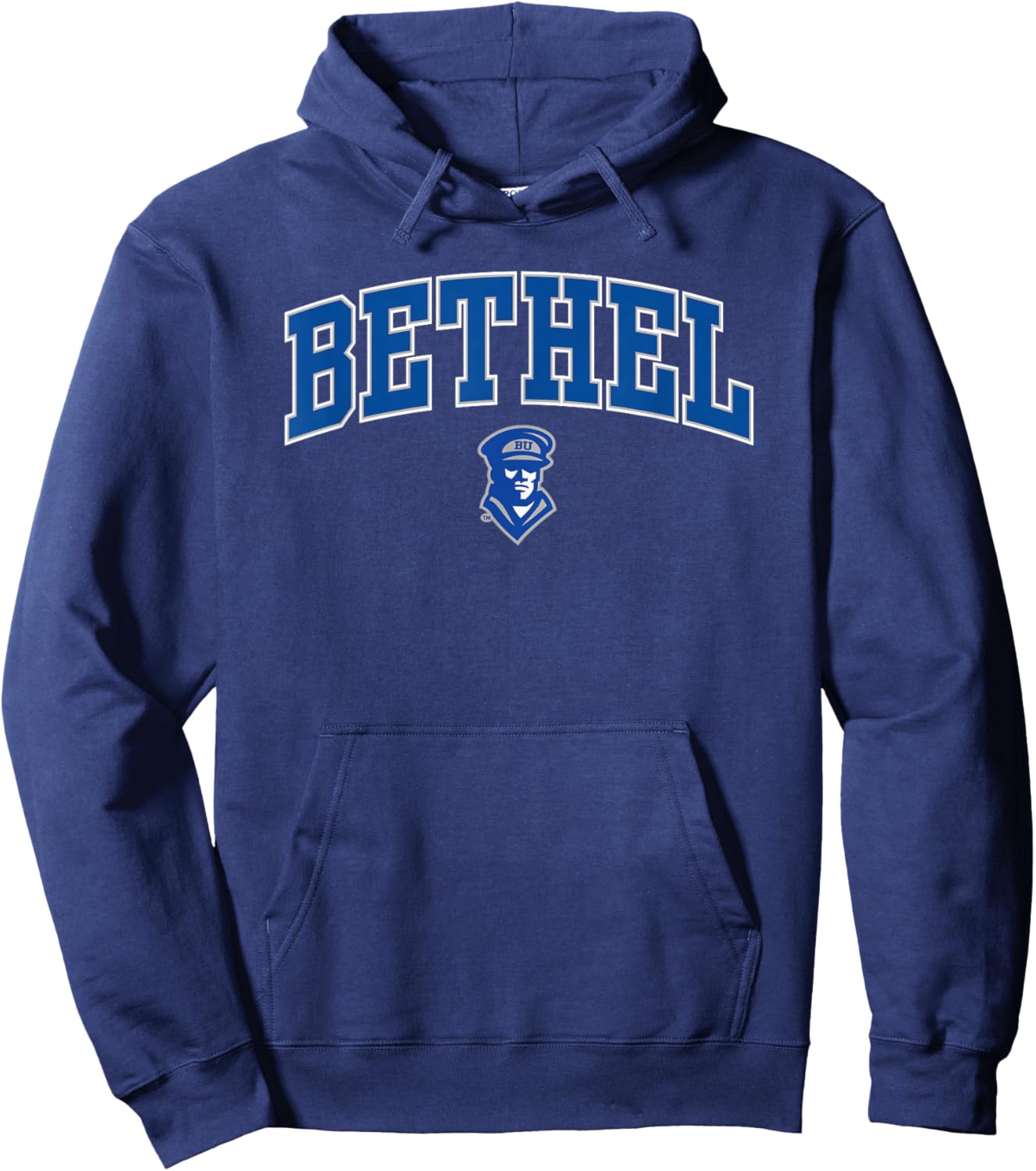 Bethel Pilots Arch Over Black Officially Licensed Hoodie - Hoodie | Navy
