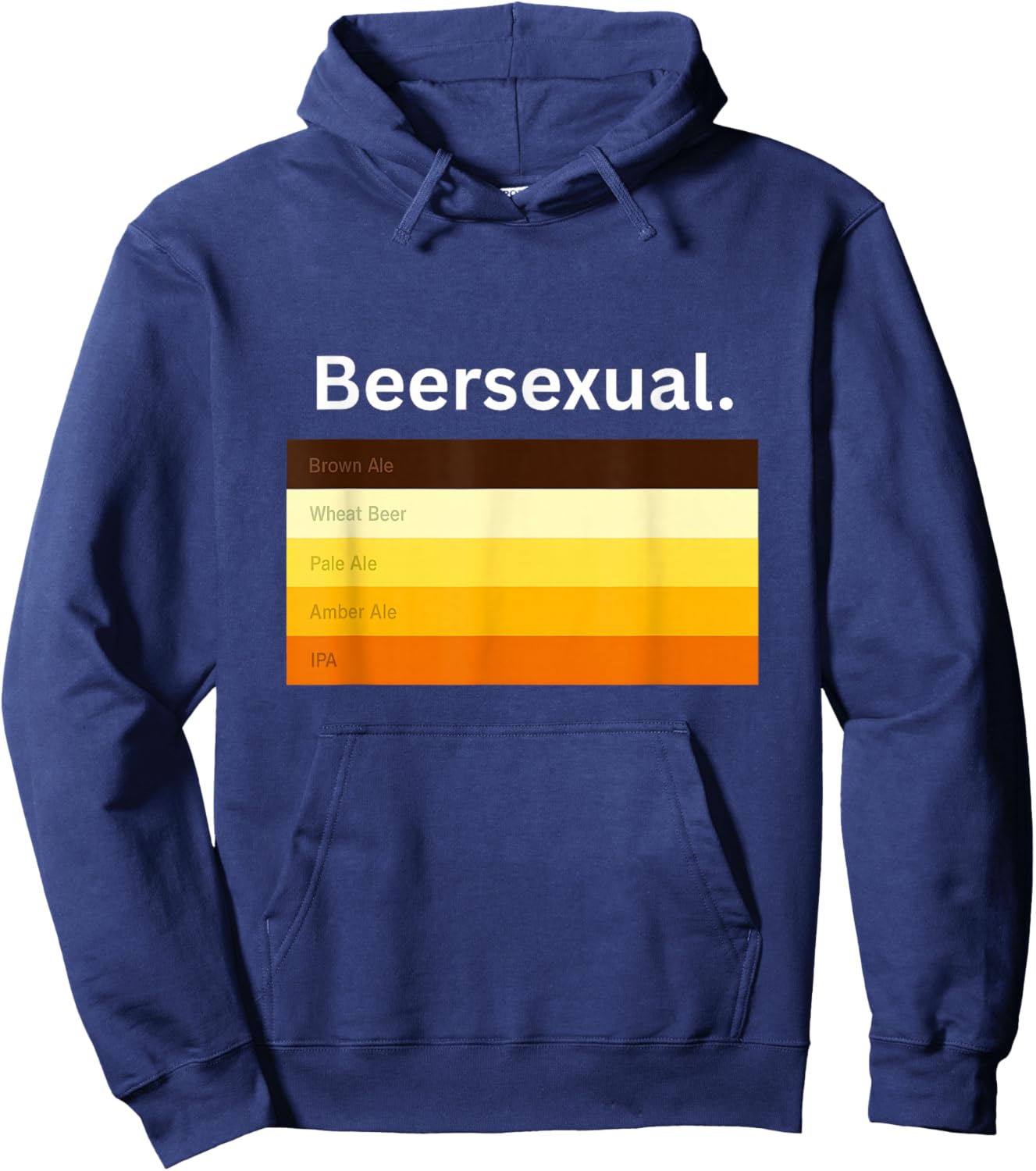BeerSexual,Funny Biertrinker Hoodie - Hoodie | Navy