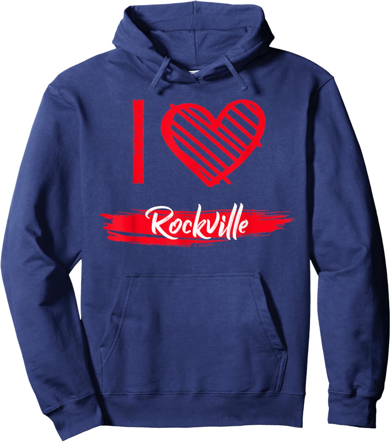 I Love Rockville I Heart Rockville Hoodie - Hoodie | Navy