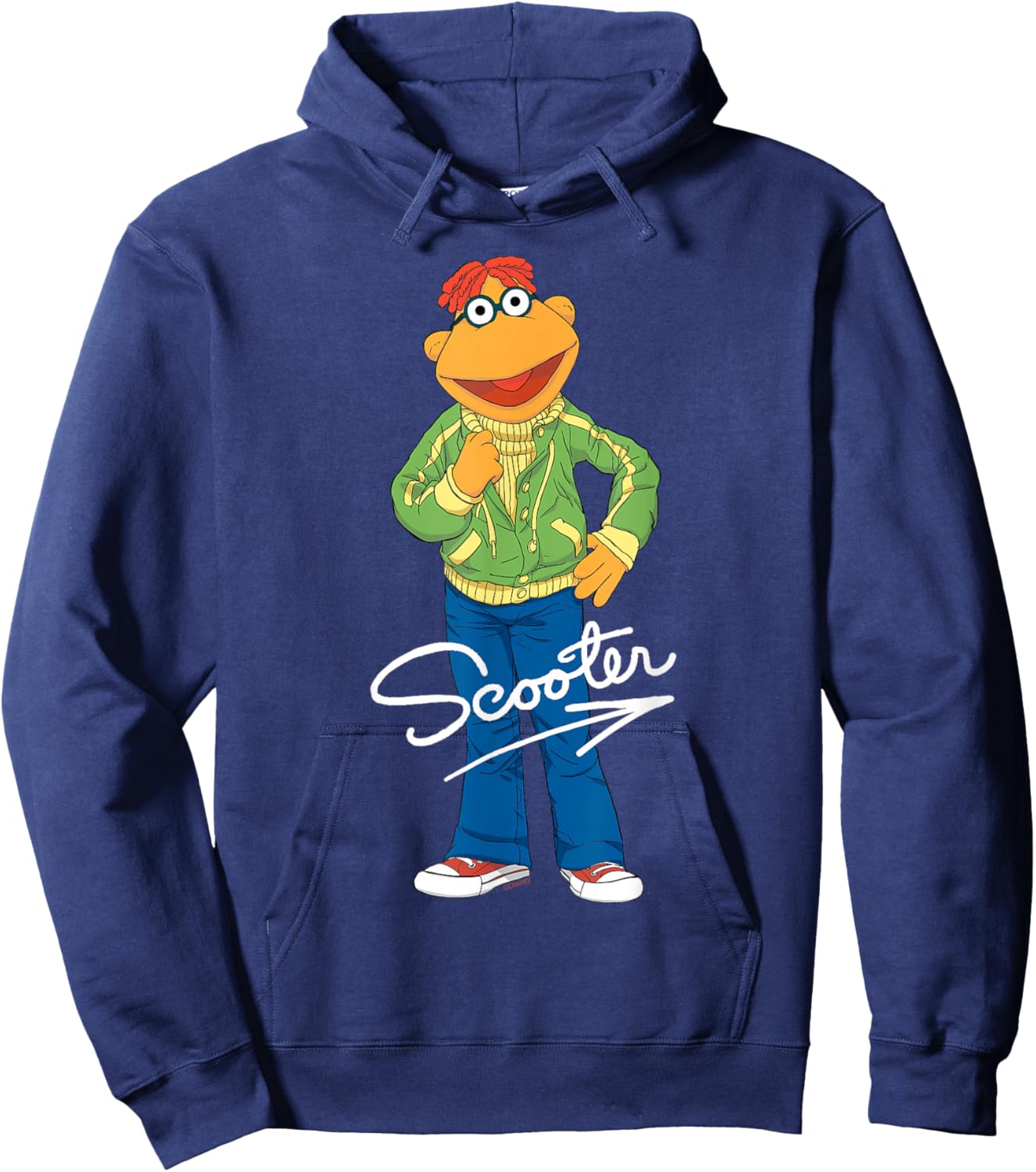 Disney The Muppets Scooter Big Pose Hoodie - Hoodie | Navy