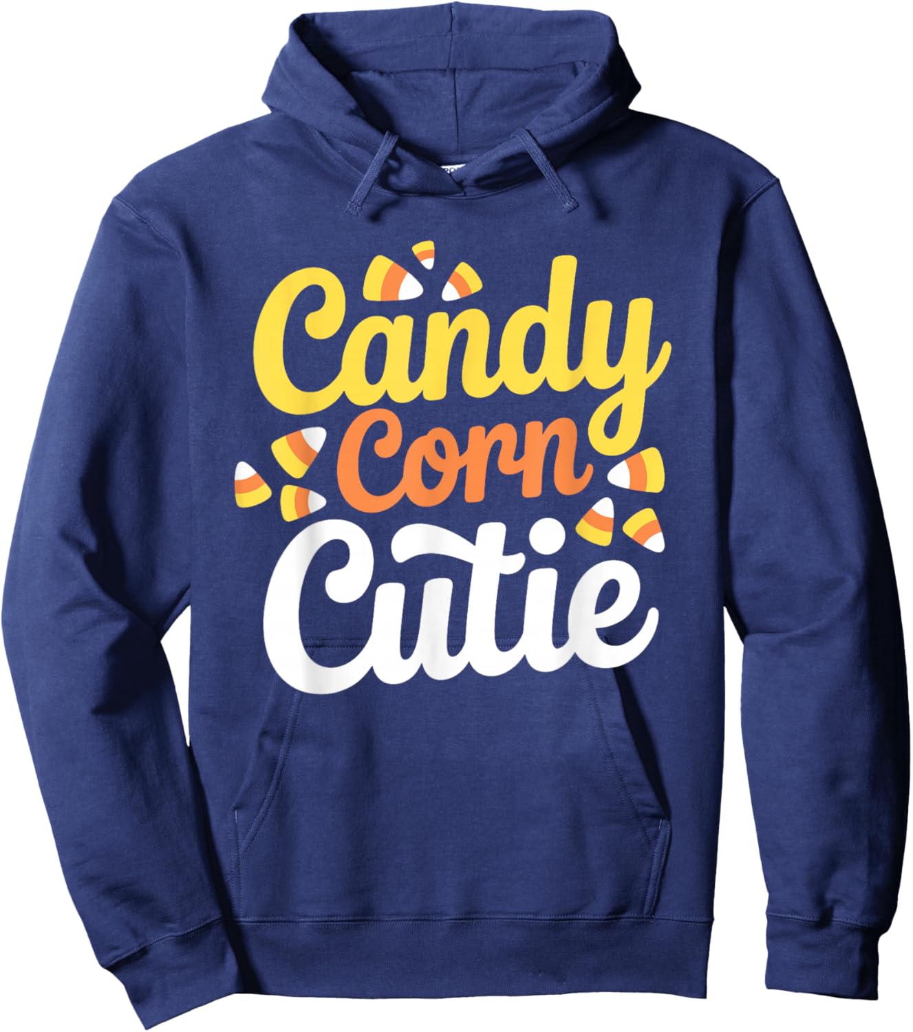 Candy Corn Cutie Cute Halloween Costume Hoodie - Hoodie | Navy
