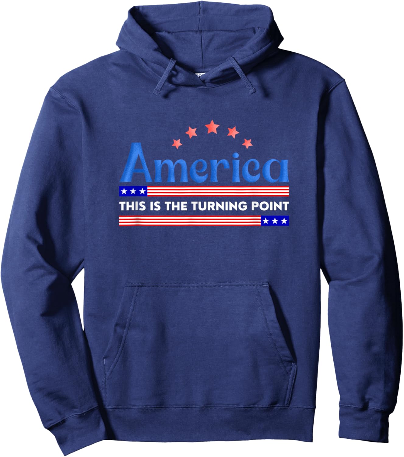 This is The Turning Point USA Flag Women Teens Hoodie - Hoodie | Navy