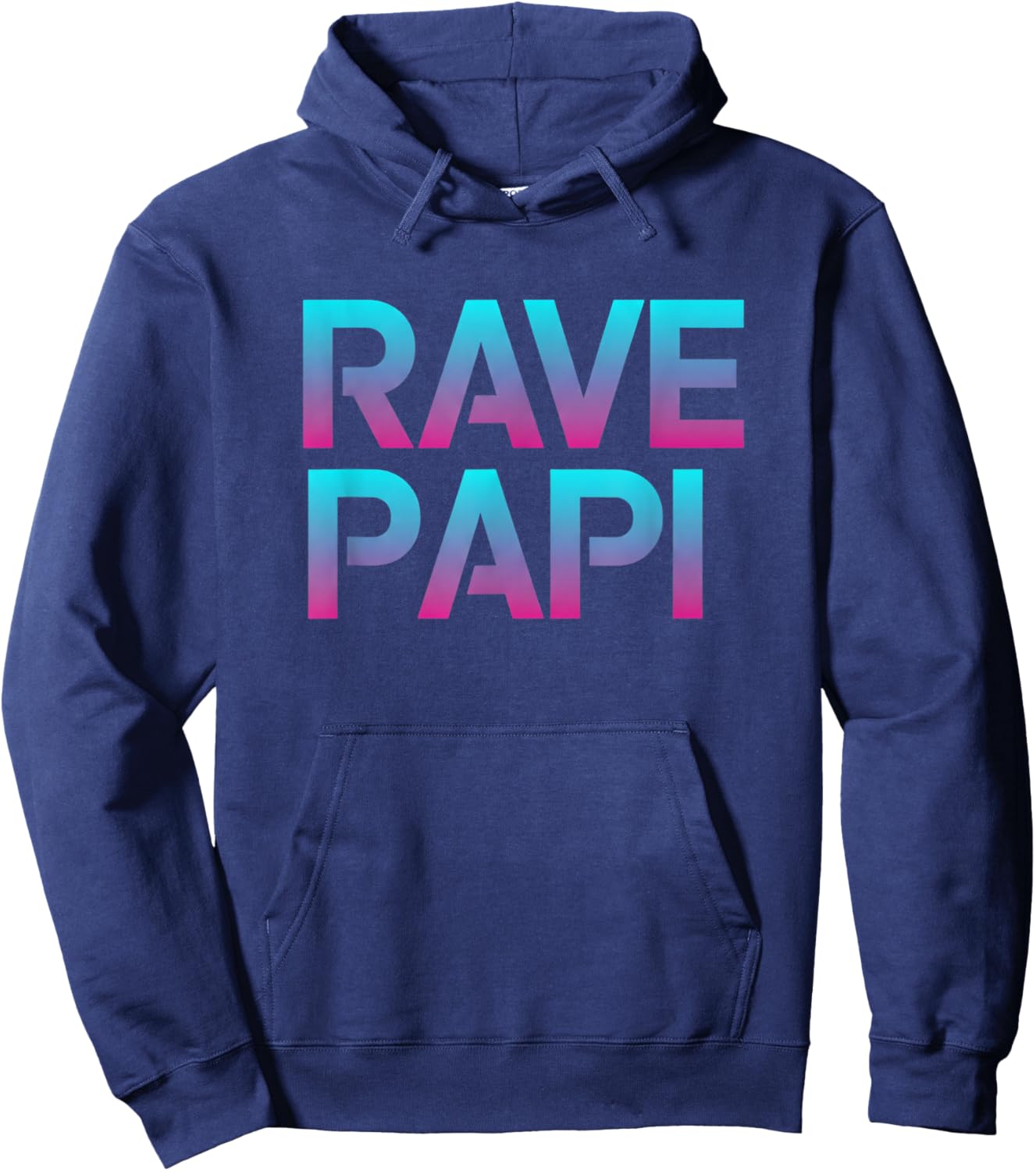 Rave Papi - EDM Raver Fathers Day Birthday Raver Hoodie - Hoodie | Navy