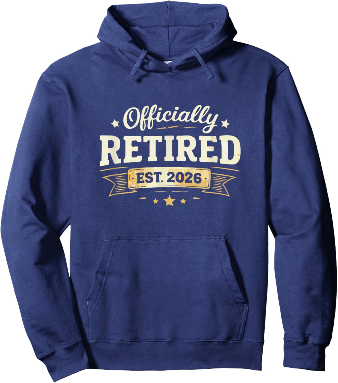 Funny 2026 Retired Not My Problem Anymore Retirement Hoodie - Hoodie | Navy