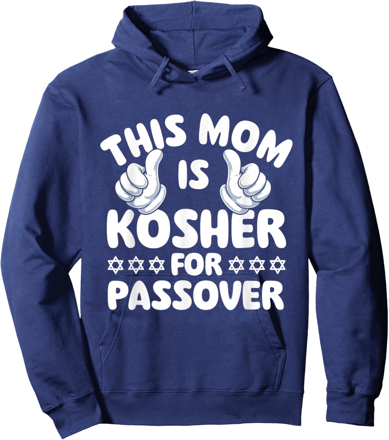 This Mom is Kosher for Passover - Pesach Jewish Holiday Jew Hoodie - Hoodie | Navy