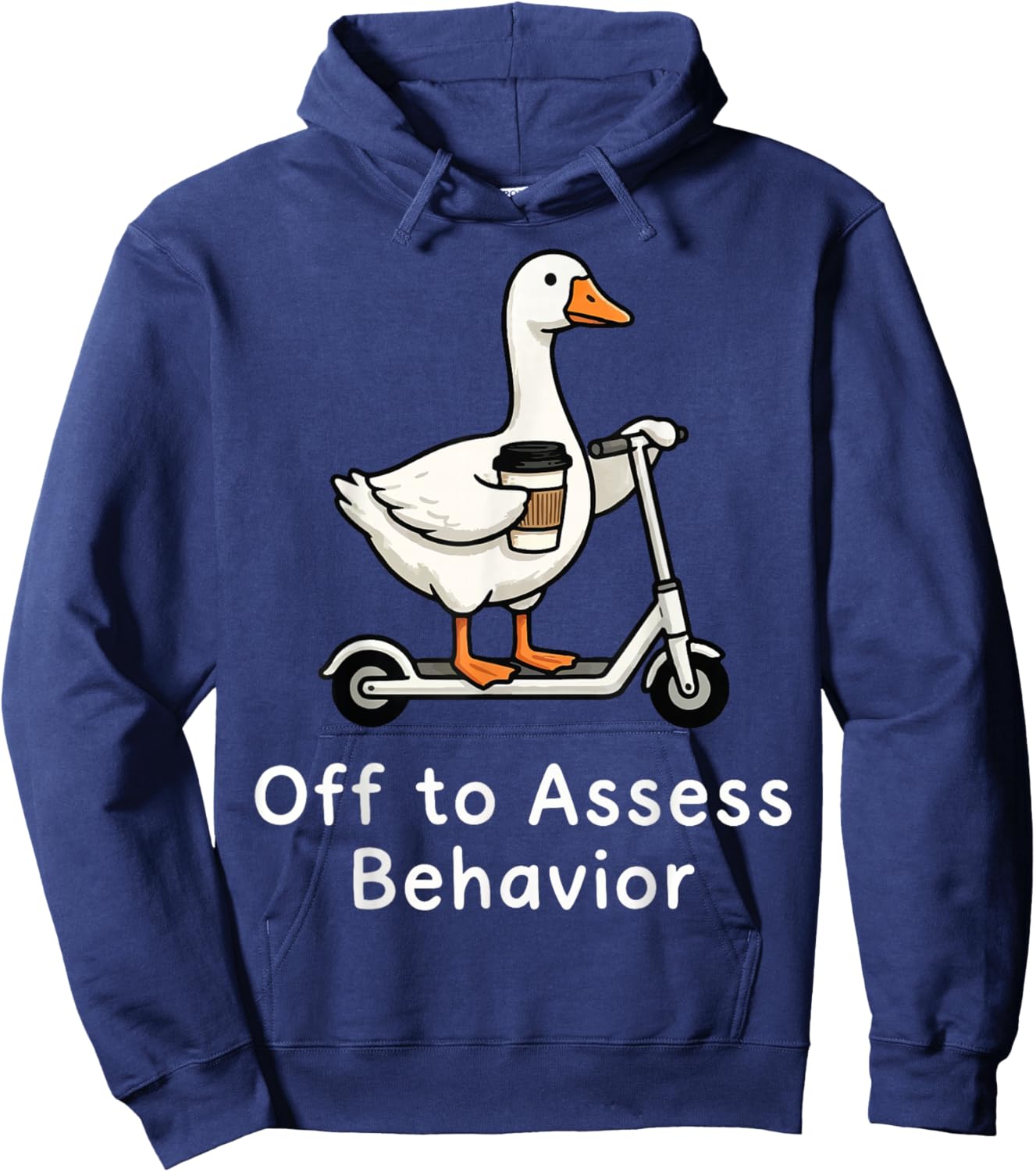 Off to Assess Behavior Goose Hoodie - Hoodie | Navy