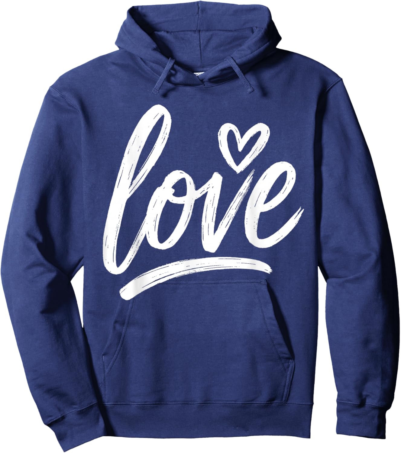 Love Heart Funny Valentines Day Men Women Teen Girl Boy Kids Hoodie - Hoodie | Navy