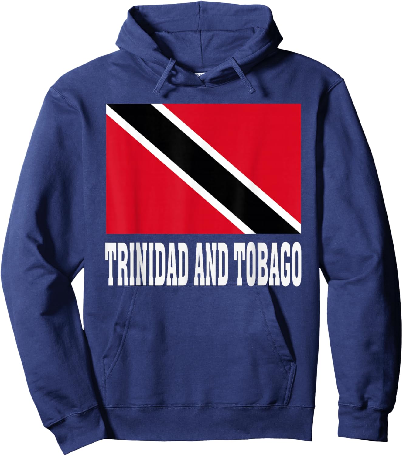Trinidad and Tobago Flag Patriotic National Roots Souvenir Hoodie - Hoodie | Navy