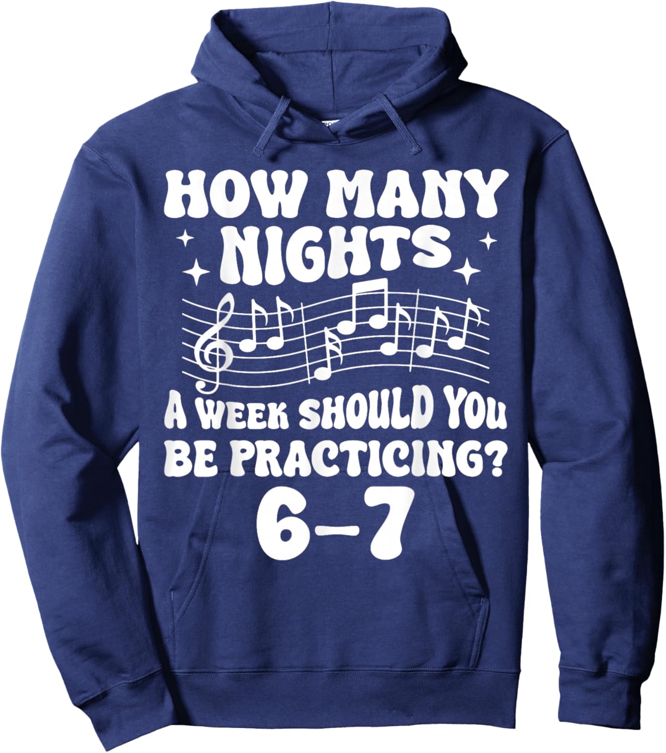 67 Music Meme Slang Six Seven Music Teacher Funny Musician Hoodie - Hoodie | Navy