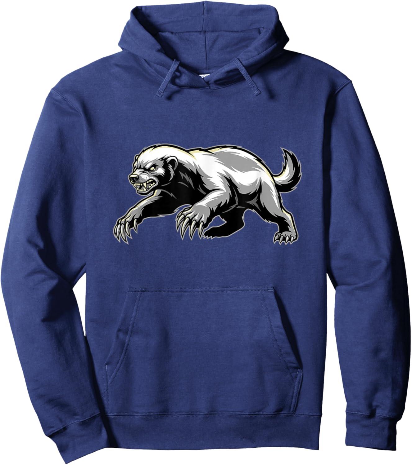 Angry Honey Badger Hoodie - Hoodie | Navy