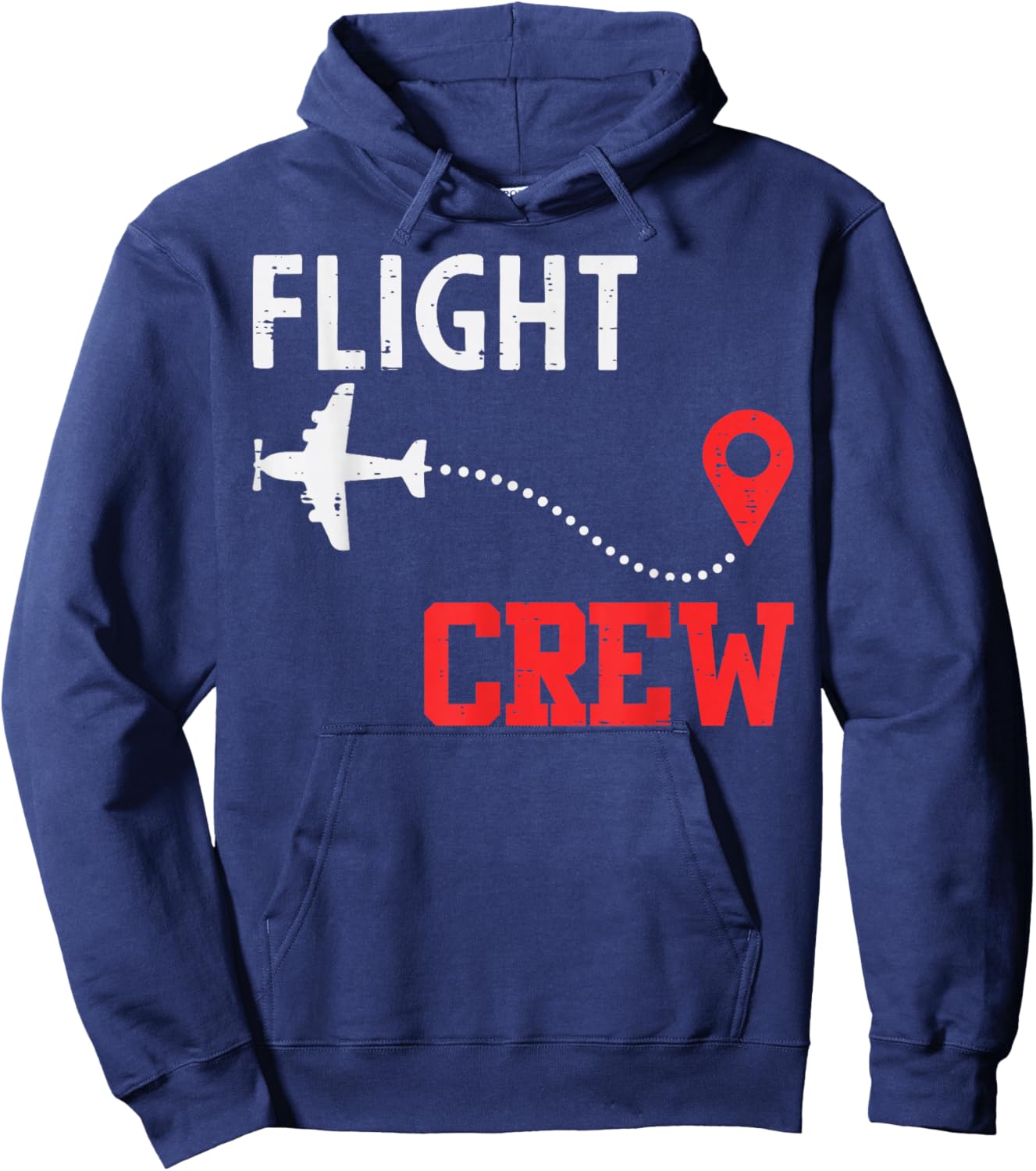 Flight Crew Birthday Party Plane Pilot Bday Men Women Kids Hoodie - Hoodie | Navy