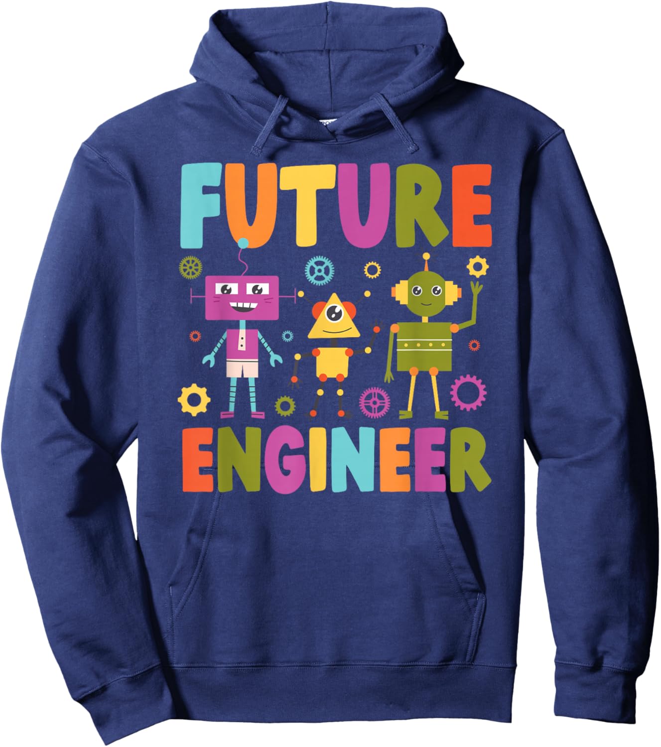 Future Engineer Kids Engineer Robotics Engineering Robot Hoodie - Hoodie | Navy