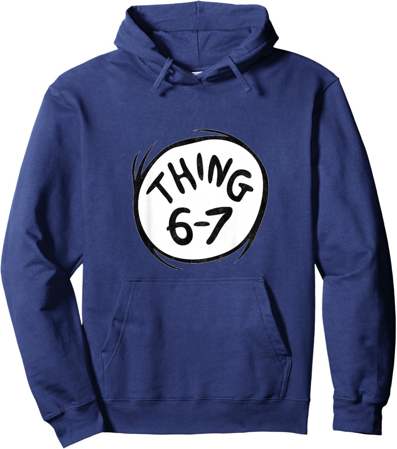 The Cat in The Hat Signature Collection Thing 6-7 Youth Hoodie - Hoodie | Navy