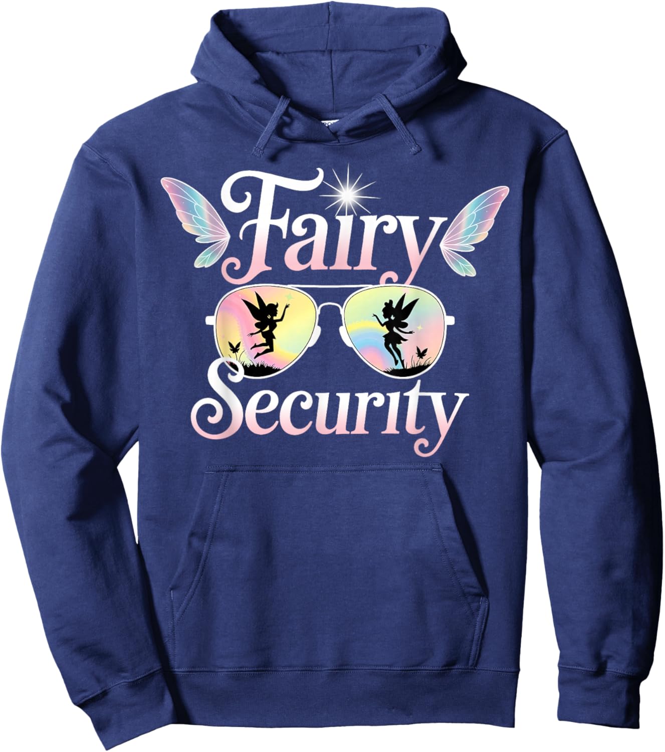 Fairy Security Funny Costume Fairy Security Men Women Kids Hoodie - Hoodie | Navy