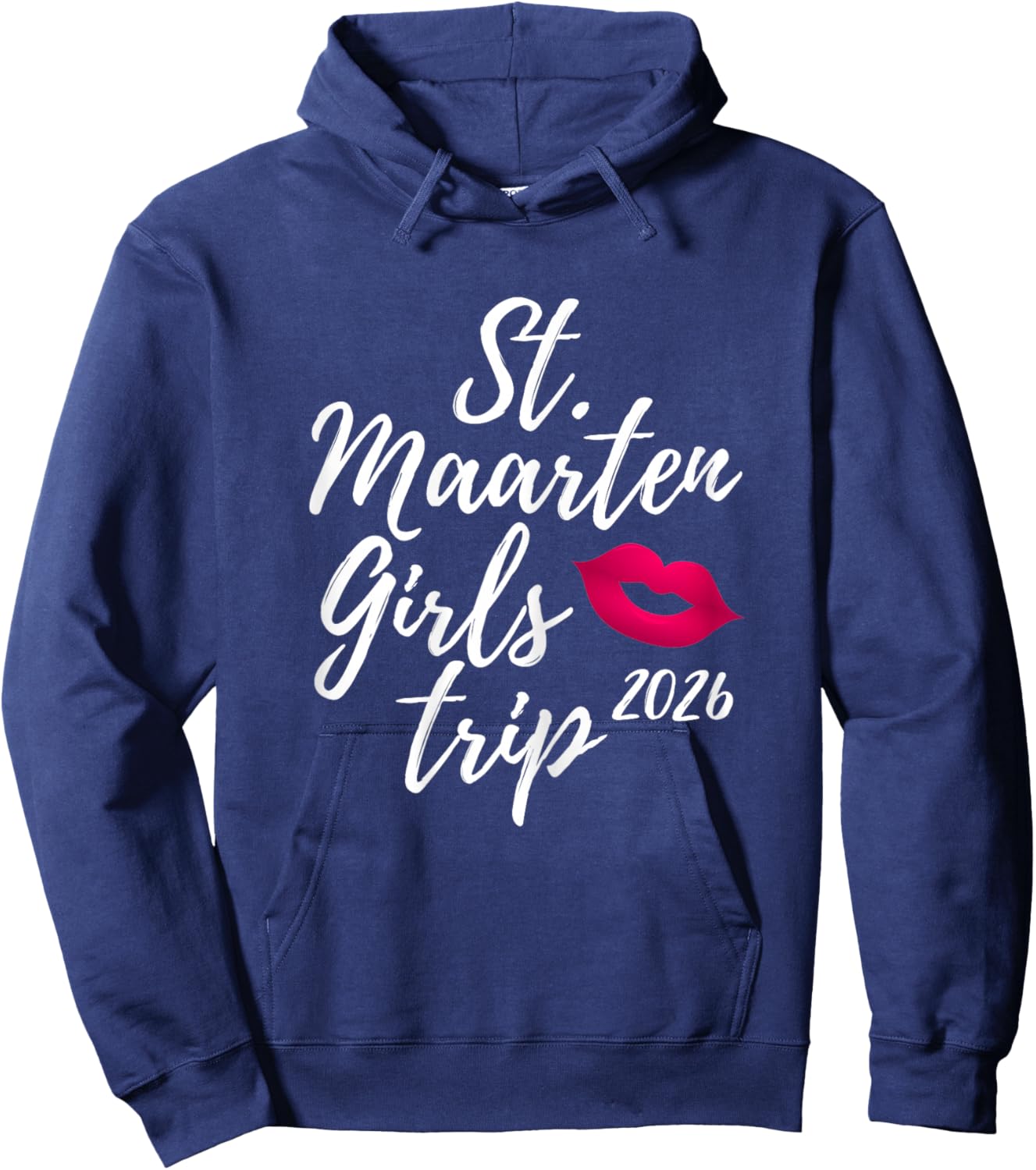 St. Maarten Girls Trip 2026 Saint Martin Fun Matching Group Hoodie - Hoodie | Navy
