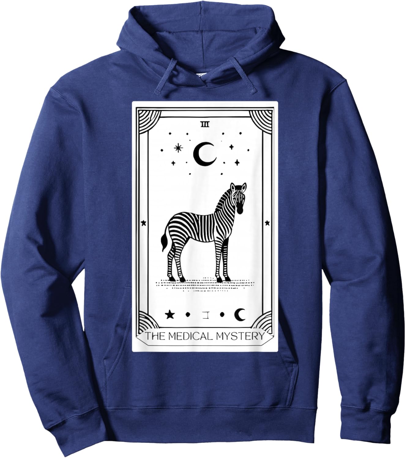 Rare Disease Tarot Card Medical Mystery Hidden Disability Hoodie - Hoodie | Navy