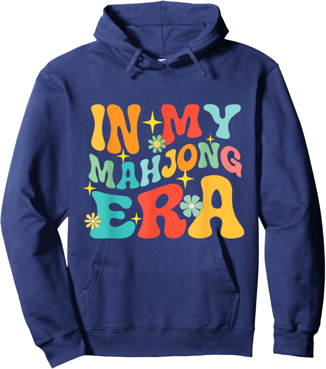 in My Mahjong Era - Mah Jong Player Casino Gambling Hoodie - Hoodie | Navy
