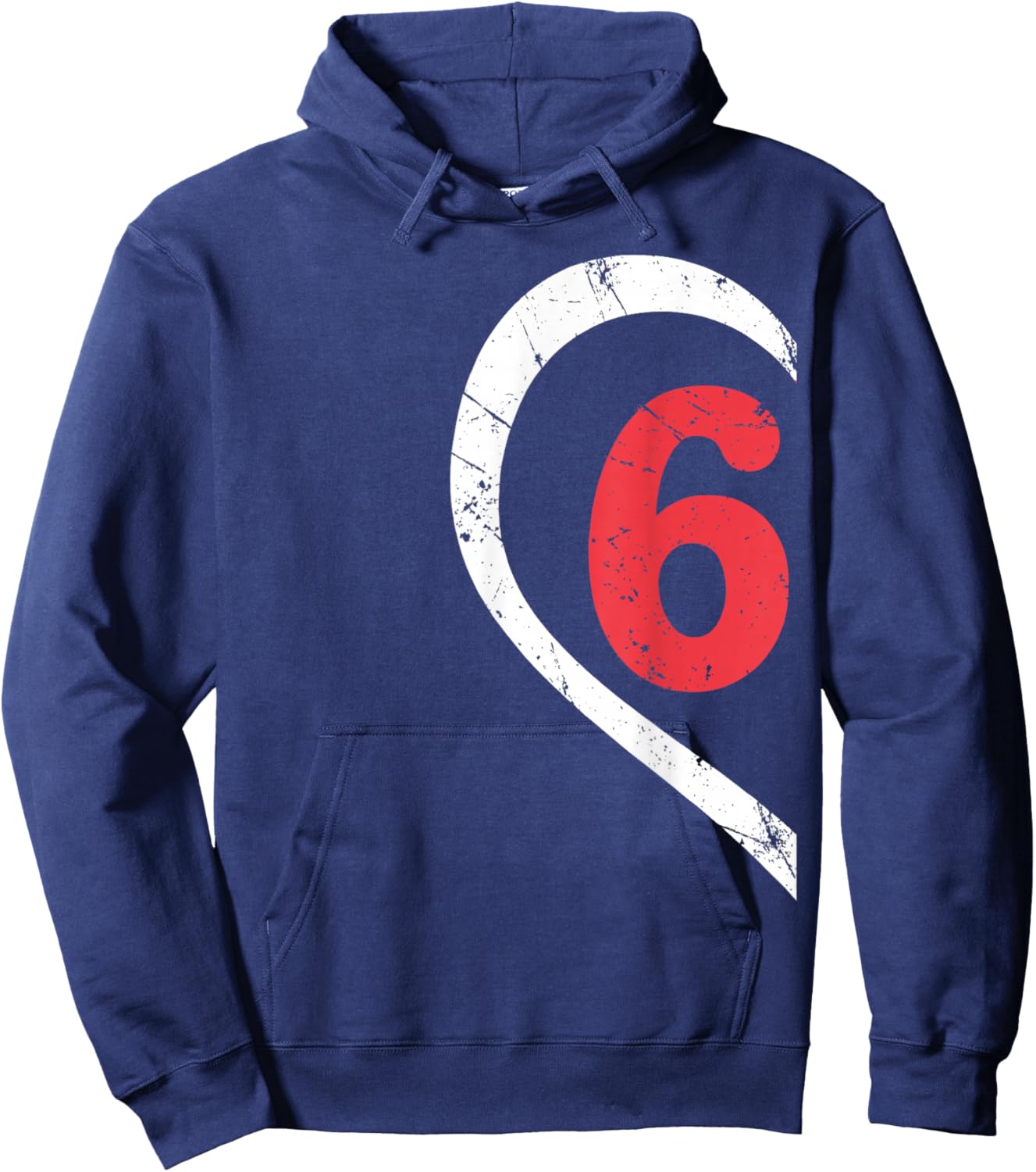 Funny Number 6 Heart Meme 67 Valentine Couple Matching Hoodie - Hoodie | Navy