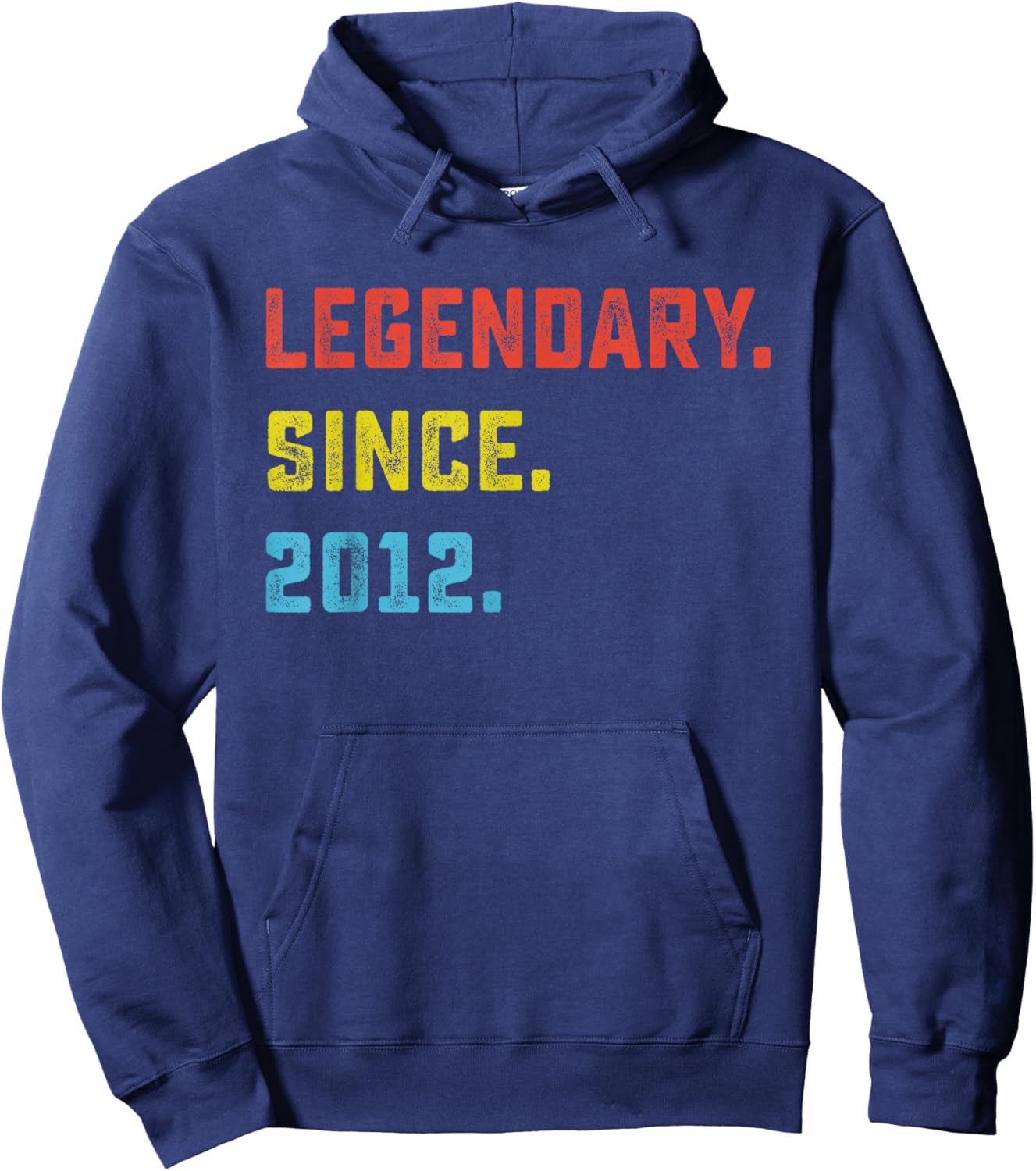14th Birthday Gift Legendary Since 2012 14 Years Old Hoodie - Hoodie | Navy