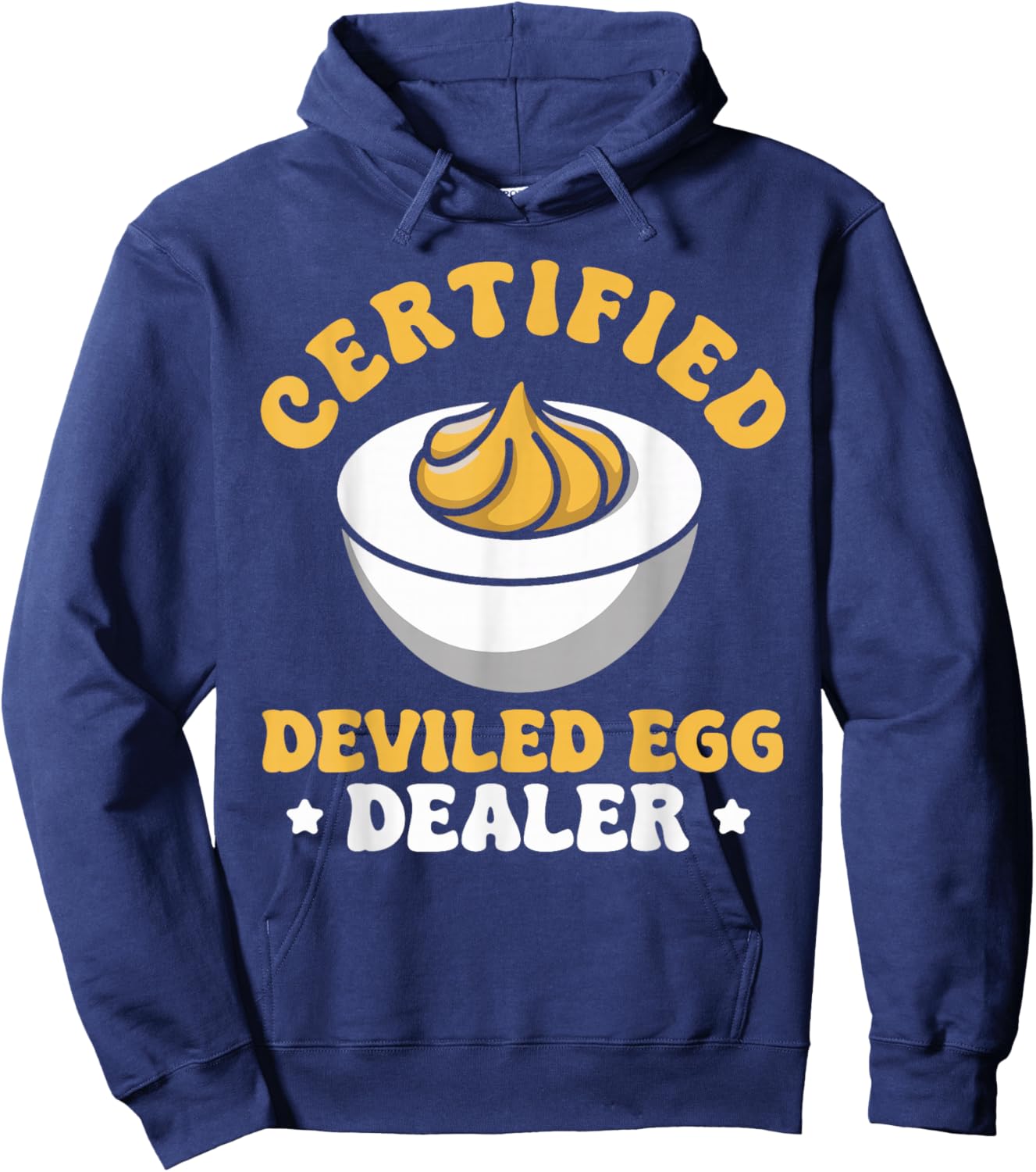 Certified Deviled Egg Dealer Hoodie - Hoodie | Navy