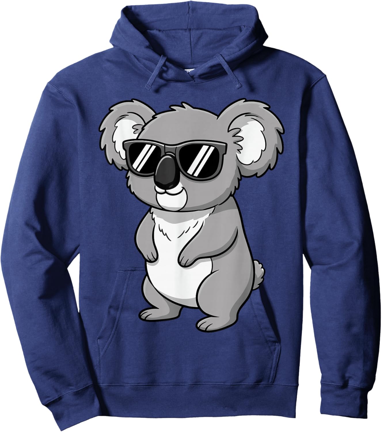 Koala Face Sunglasses Funny Koala for Kids Hoodie - Hoodie | Navy