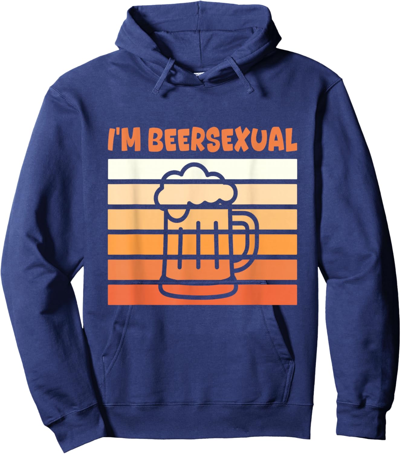 Beer Sexual - Funny Alcohol and Party Hoodie - Hoodie | Navy