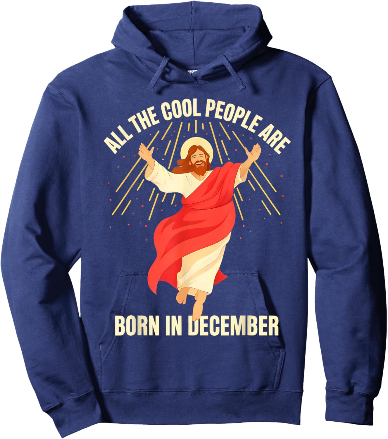 Christian Christmas Bday Hoodie - Hoodie | Navy