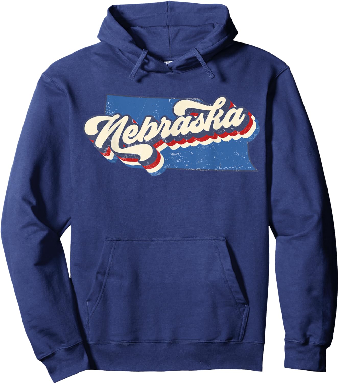 Nebraska Hoodie - Hoodie | Navy