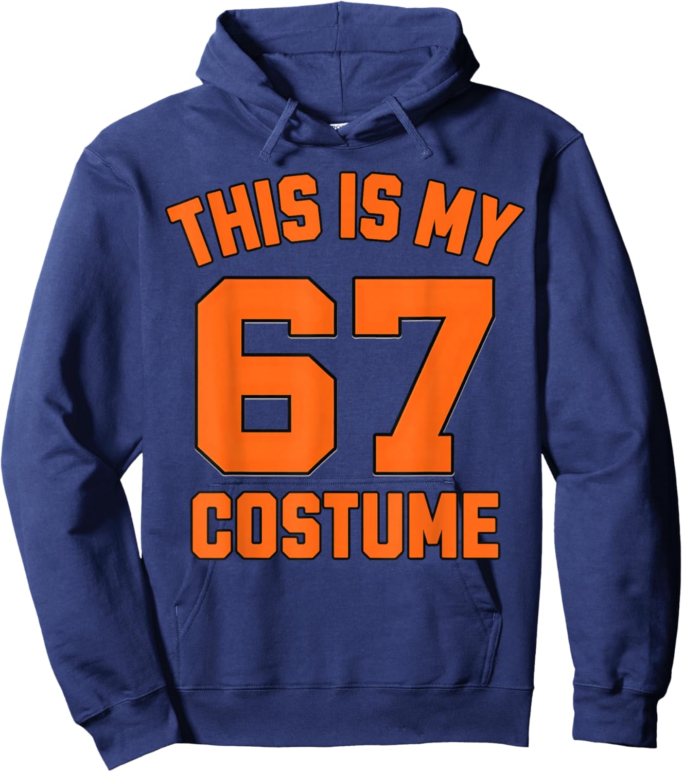 Brainrot Meme Boys Kids 67 This is My Halloween 67 Costume Hoodie - Hoodie | Navy