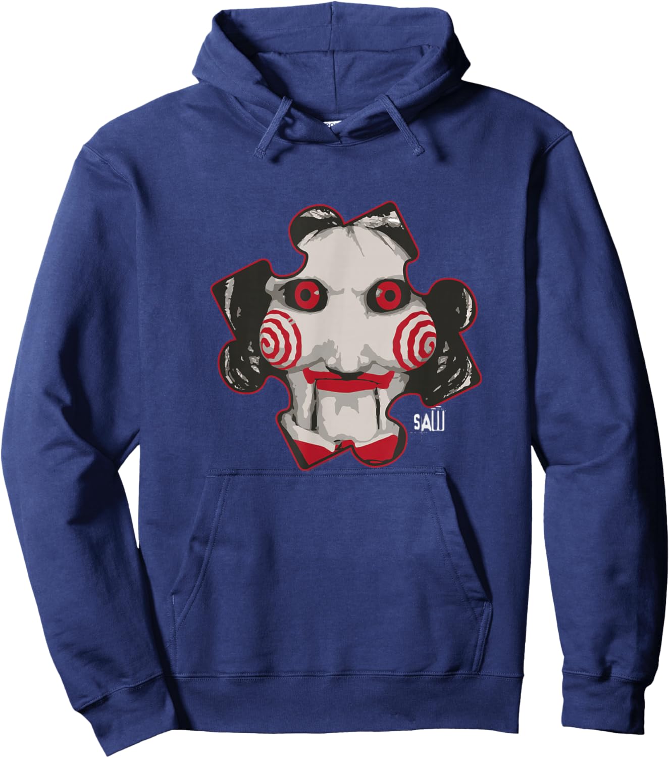 Saw Billy The Puppet Puzzle Piece Hoodie - Hoodie | Navy