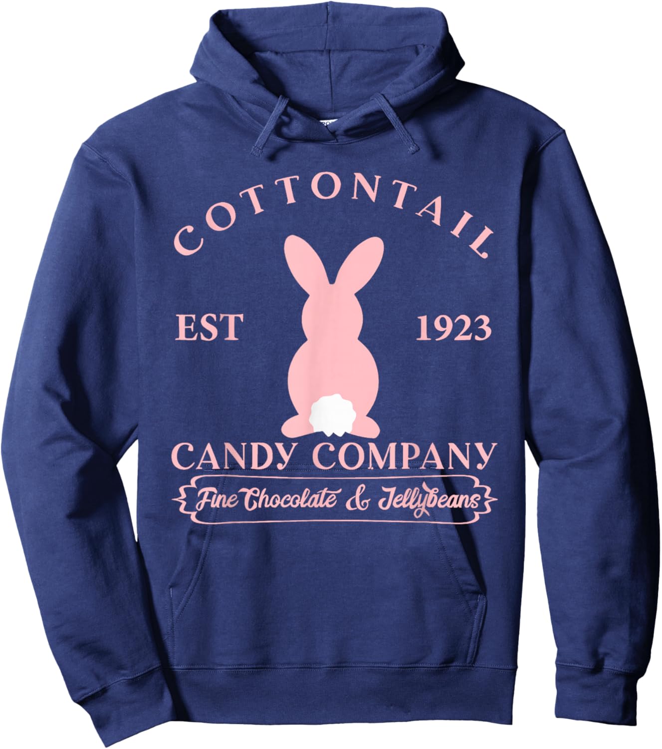 Cottontail Candy Company Easter Carrot Family Easter Day Hoodie - Hoodie | Navy