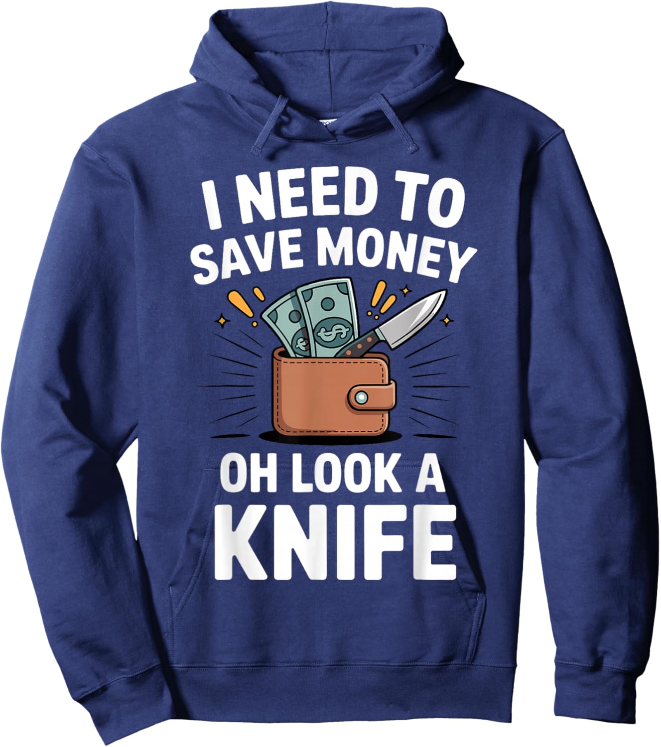 Funny Knife Design Women Collectible Knife Collector Hoodie - Hoodie | Navy