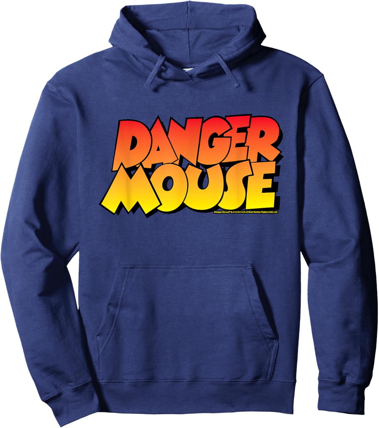 Danger Mouse Classic Logo Retro Hoodie - Hoodie | Navy