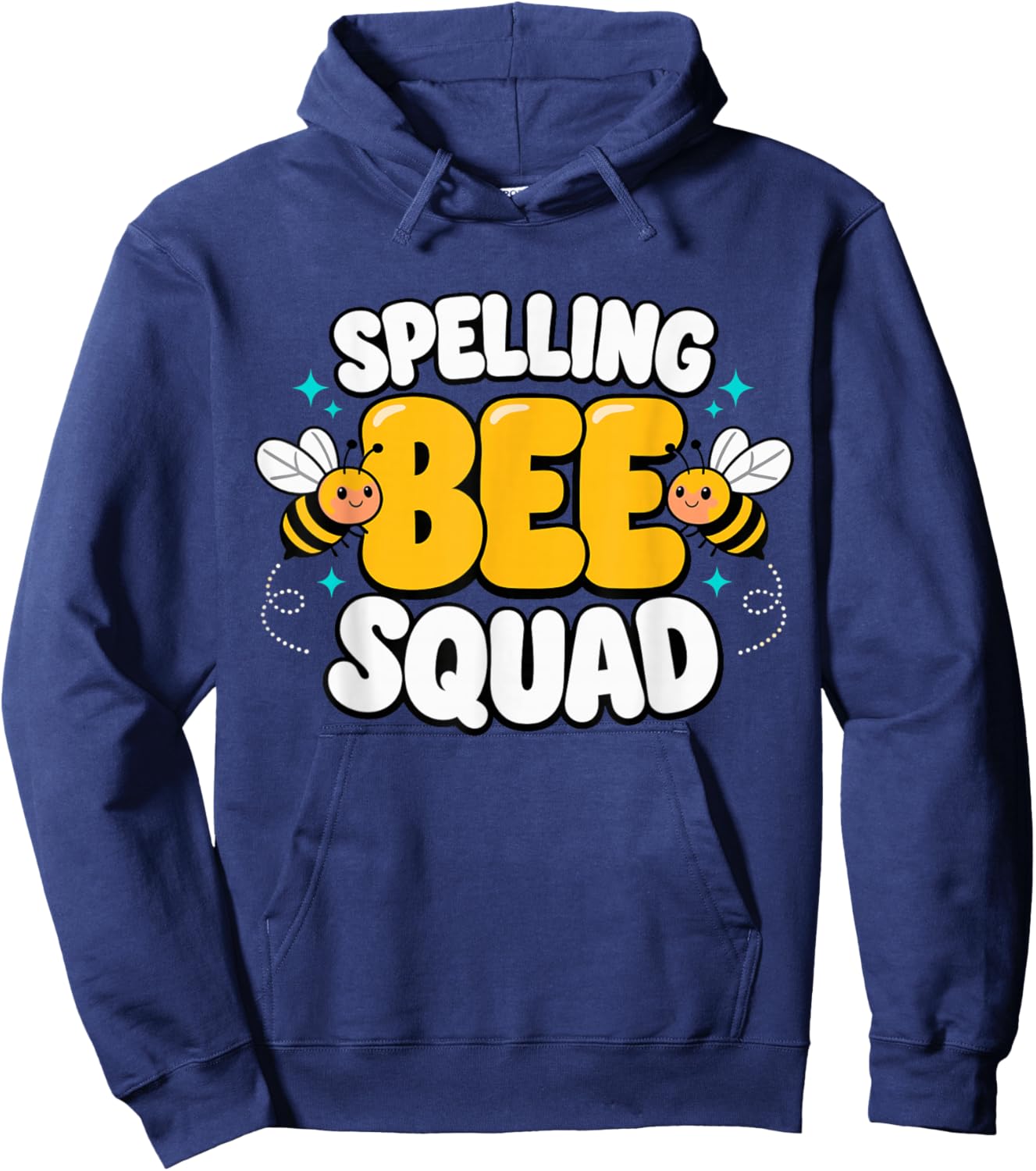 Spelling Bee Squad Funny Cute Teacher Student Team Hoodie - Hoodie | Navy
