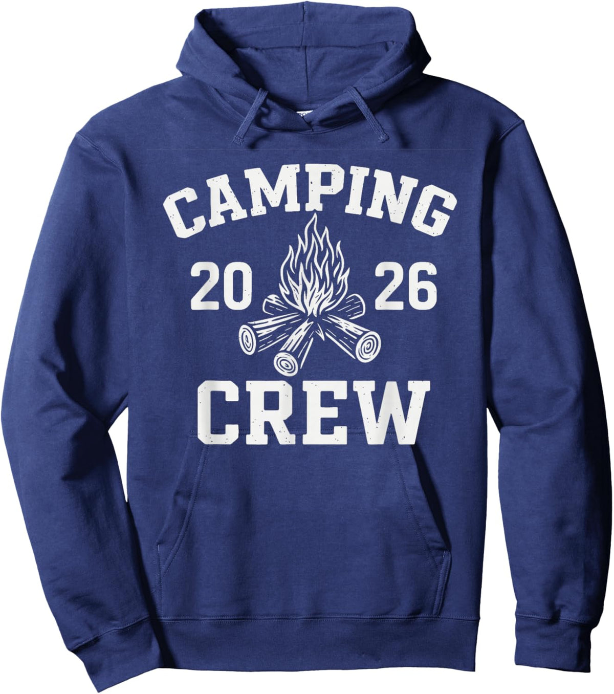Retro Group Camper Trip Family Matching Camping Crew 2026 Hoodie - Hoodie | Navy