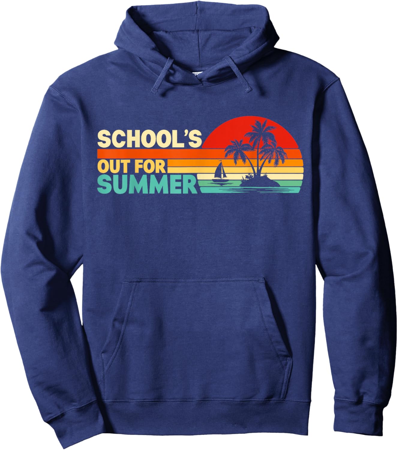 School's Out for Summer Funny Teacher Shcool Boys Men Women Hoodie - Hoodie | Navy