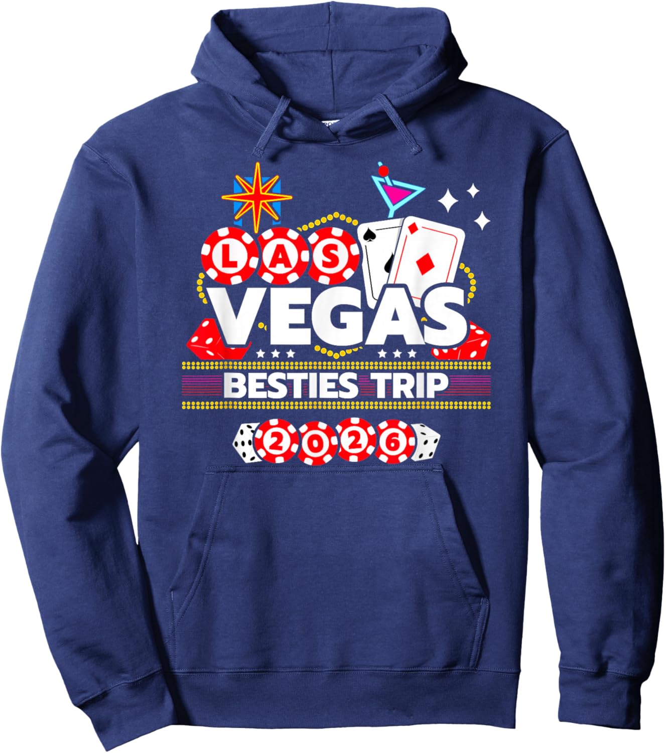 Las Vegas Vacation - Besties Trip - Vegas Girls Trip 2026 Hoodie - Hoodie | Navy