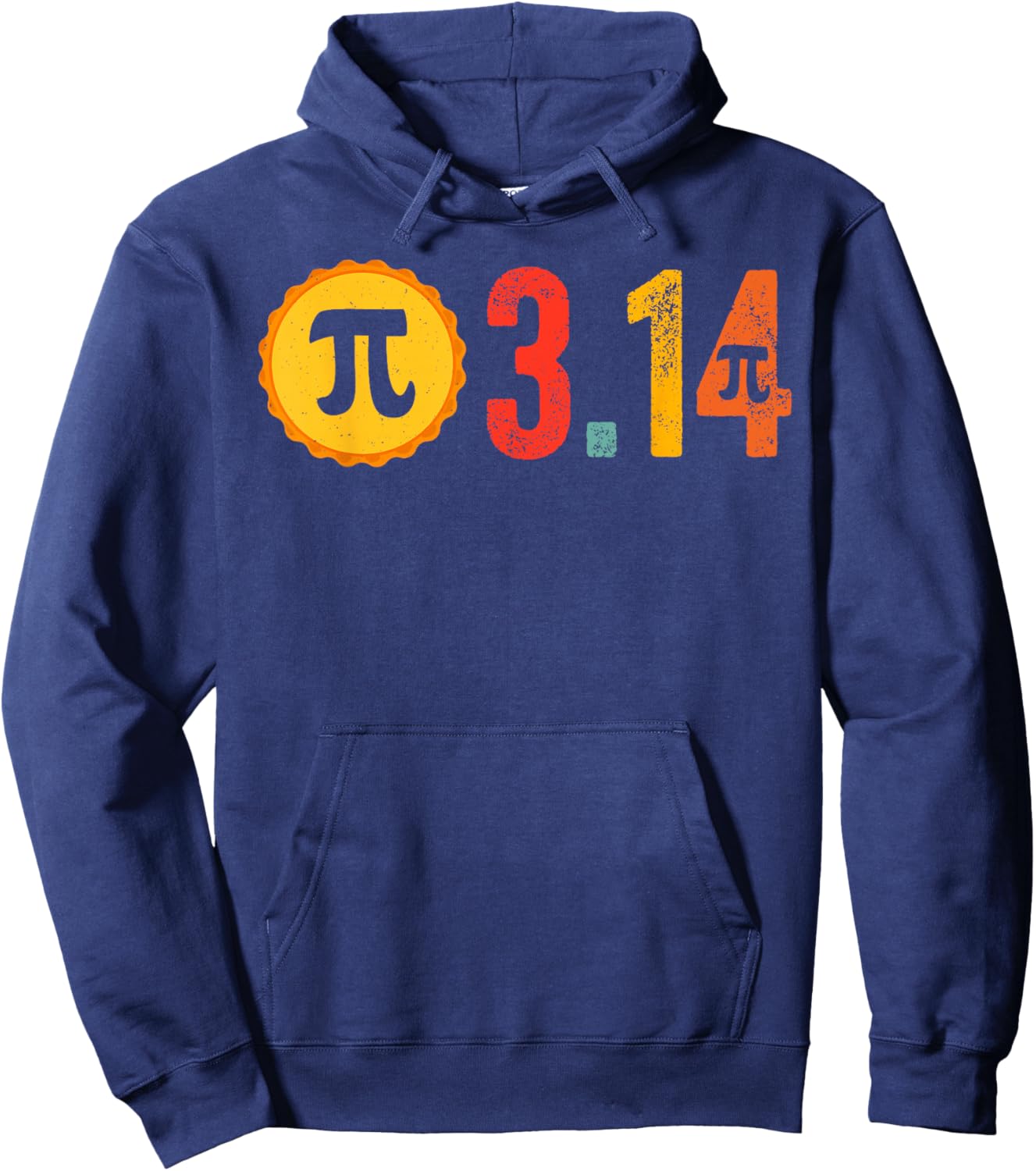 3.14 Funny PI Day Math Lover Hoodie - Hoodie | Navy