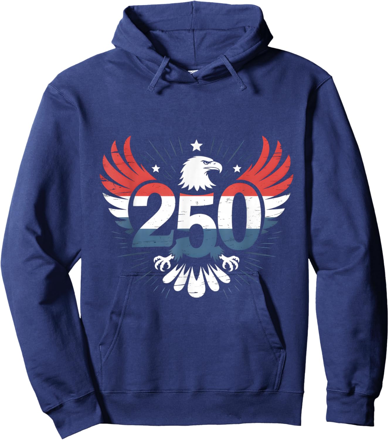 250 Years of Independence | American 1776–2026 Patriotic Hoodie - Hoodie | Navy