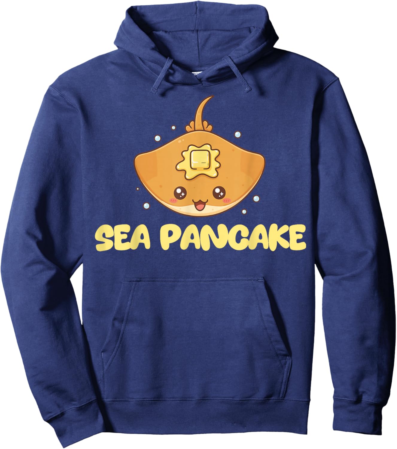 Sea Pancake Stingray Mantaray Cute Hoodie - Hoodie | Navy