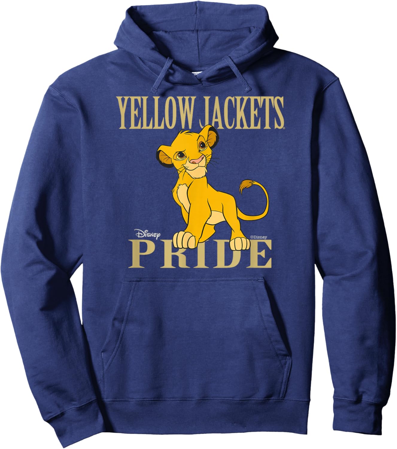 Georgia Tech Yellow Jackets Lion King Simba Navy Hoodie - Hoodie | Navy