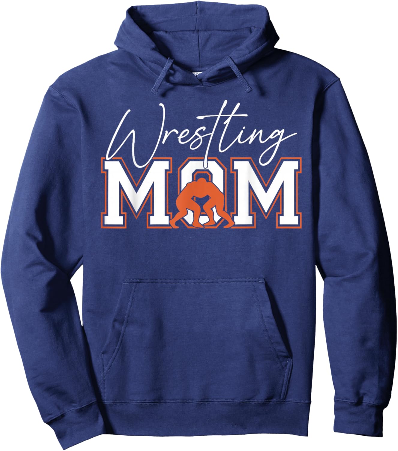 Retro Wrestling Mom Mama Take Down Season Mother Wrestler Hoodie - Hoodie | Navy