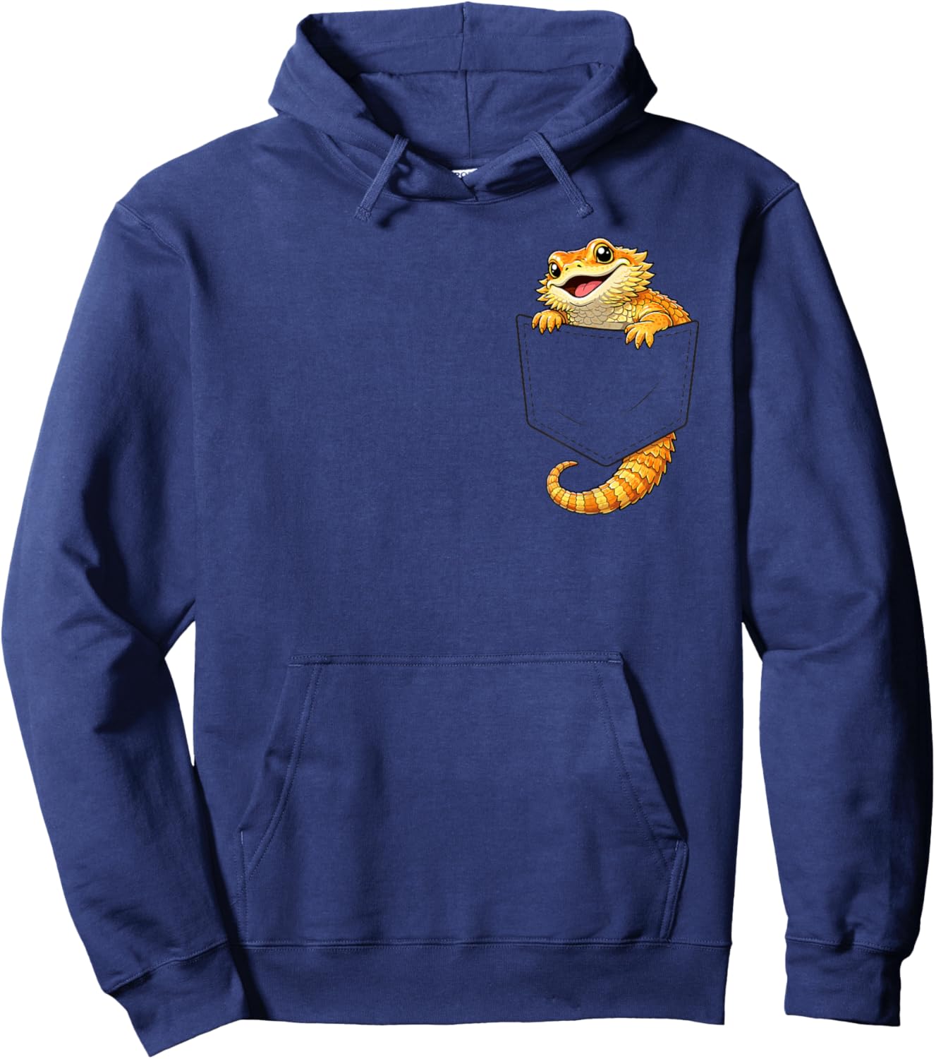 Bearded Dragon Costume Outfit Halloween Men Kids Boys Dragon Hoodie - Hoodie | Navy