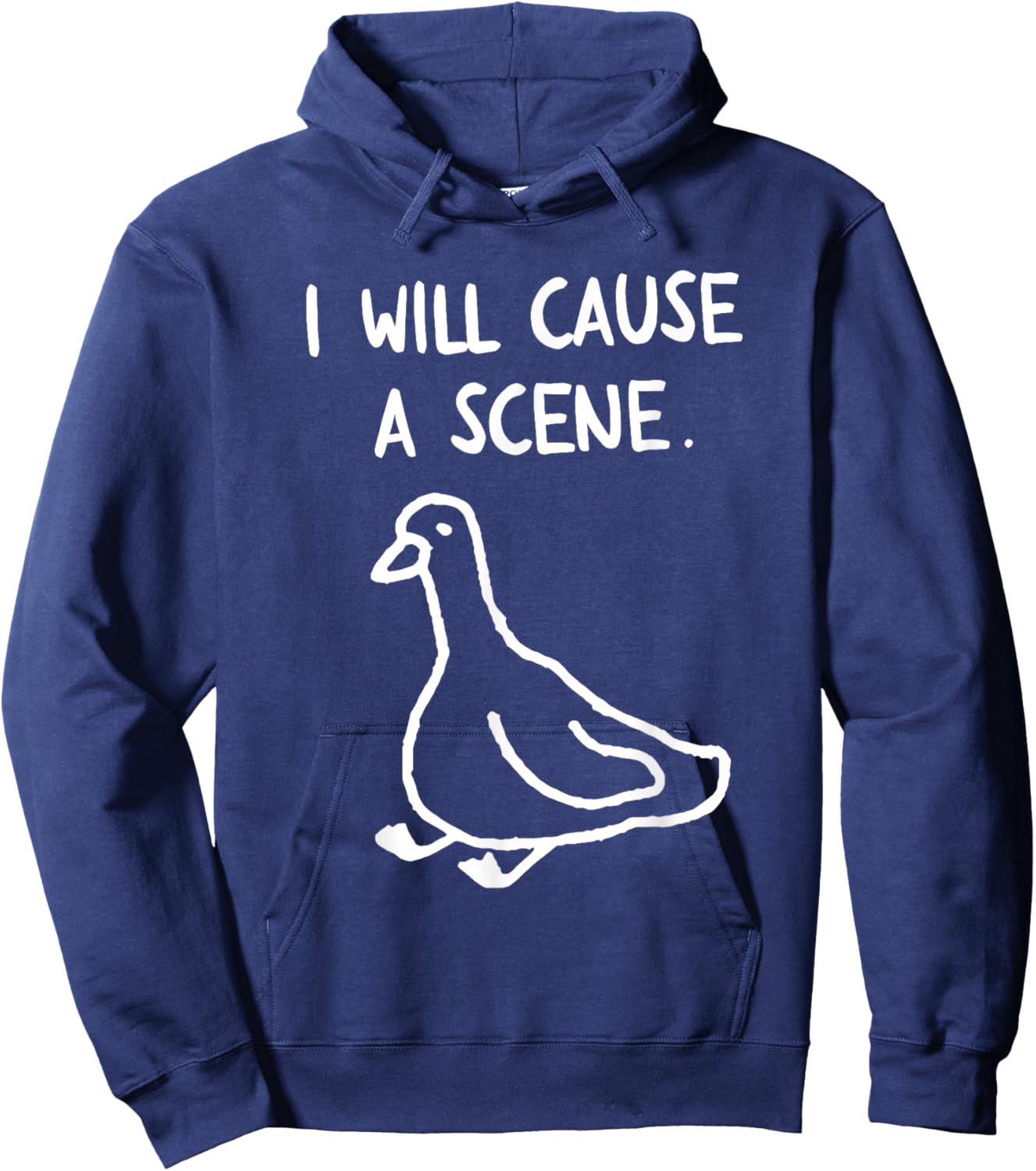 T-Shirt Hoodie - Hoodie | Navy