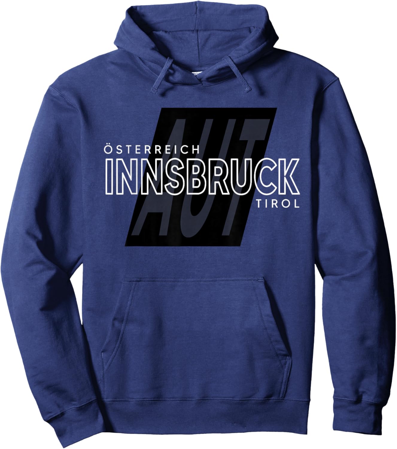Innsbruck Innsbruck - Innsbruck Österreich Performance Hoodie - Hoodie | Navy
