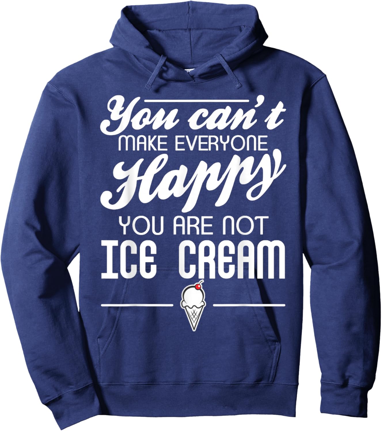 T-Shirt Hoodie - Hoodie | Navy