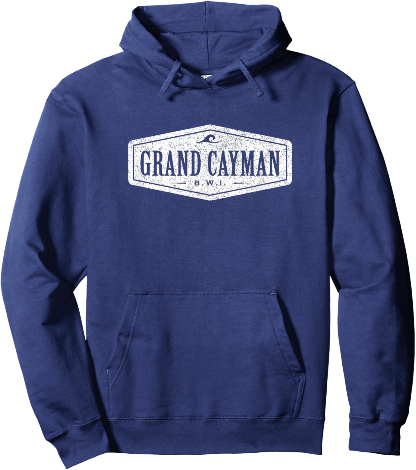 Retro Grand Cayman Islands 1503 Vintage Vacation Souvenir Hoodie - Hoodie | Navy