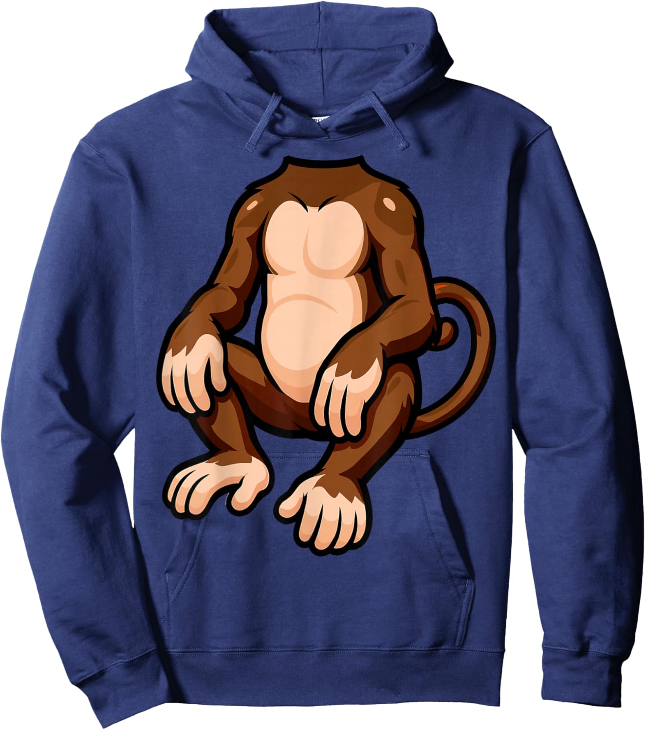 Monkey Adult Kids Halloween Costume Hoodie - Hoodie | Navy