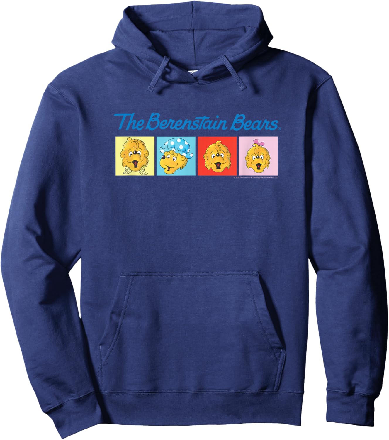 Pop Art Characters Vintage Book Hoodie - Hoodie | Navy
