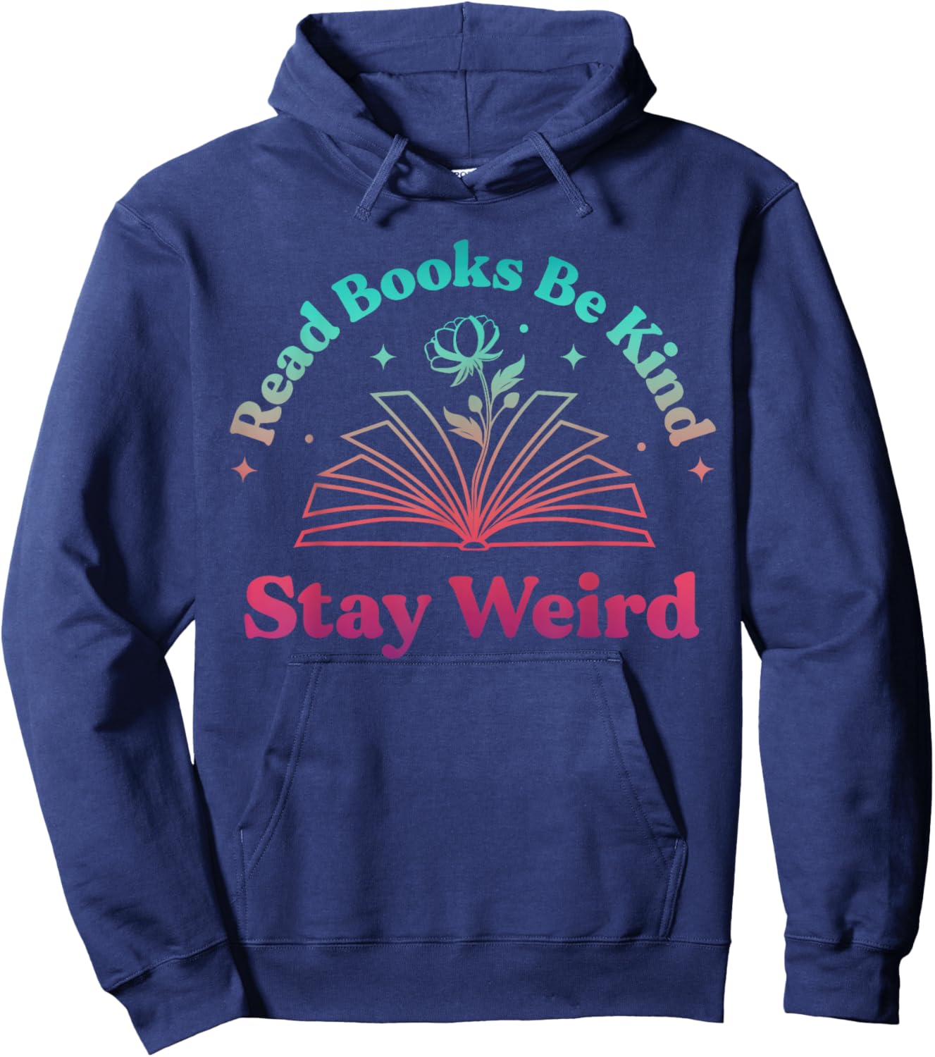 Books Reading Lover Bookworm Nerd Librarian Book Reader Hoodie - Hoodie | Navy